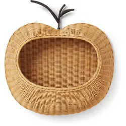 Ferm Living - Apple Wandaufbewahrung, Rattan geflochten
