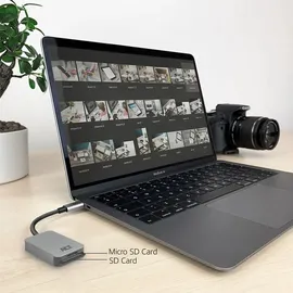 Act USB-C Kartenlesegerät für SD und Micro-SD, SD 4.0 UHS-II