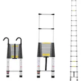 Vevor Teleskopleiter, Stehleiter Klappleiter Ausziehleiter Ausziehbar 170kg 6m
