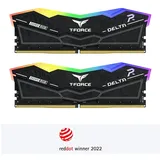 Team Group T-Force DELTA RGB schwarz DIMM Kit 32GB, DDR5-6000 CL30-36-36-76, on-die ECC (FF3D532G6000HC30DC01)