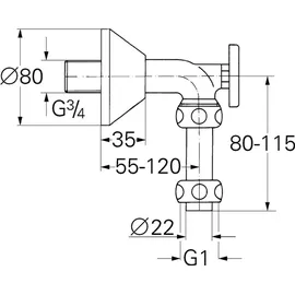 Grohe Abgangsbogen 12442