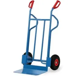 fetra Stahlrohr-Sackkarre B1216L - Luftbereifung Tragkraft 350 kg