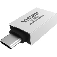 Vision TC-USBC3A Kabeladapter USB-A USB-C (M) bis USB Typ