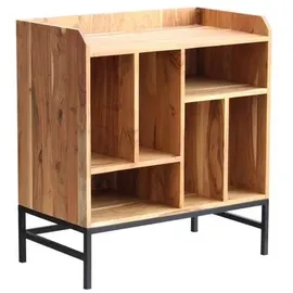miliboo Sideboard 120 x 40 x 30 cm Braun / Schwarz