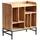 miliboo Sideboard 120 x 40 x 30 cm Braun / Schwarz