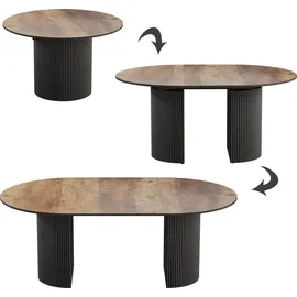 Vicco Calero 120 x 76 x 60 cm Eiche rustikal/schwarz