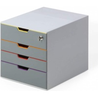 Durable Schubladenbox VARICOLOR Safe« gelb, DURABLE 28x29.2x35.6 cm