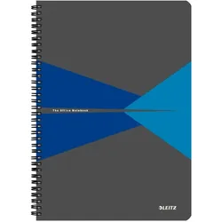 LEITZ Collegeblock Office PP A4 liniert, blau
