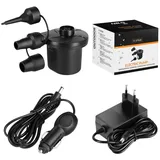 NILS CAMP Elektrische Luftpumpe 230–12V mit drei Adaptern NC17115 Nils Camp
