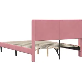 vidaXL Moderner Bettrahmen 120 x 200 cm Rosa