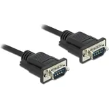 DeLock Festplatten Anschlusskabel [1x D-SUB-Stecker 9pol. - 1x D-SUB-Stecker 9pol.] 0.5m Schwarz