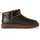 UGG Australia UGG für Damen. 1163490 Klassische Ultra Mini Lederstiefeletten braun (41), Wohnung, 1 bis 3 cm, Keine, Lässig