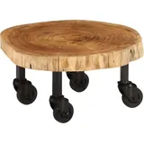 vidaXL Couchtisch Massivholz Akazie Braun 60 x 55 x 25 cm