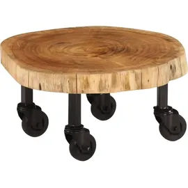 vidaXL Couchtisch Massivholz Akazie Braun 60 x 55 x 25 cm