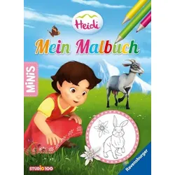 RAVENSBURGER49652 Ravensburger Minis: Heidi - mein Malbuch