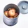 Zeller Vorratsdose Onions Metall Grau