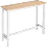 Woltu Bartisch 120 x 40 x 100 cm Beige