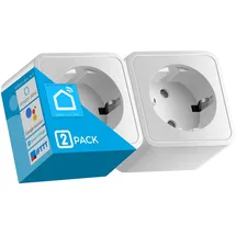 Echos Smart wlan Steckdose 2er Pack 16 a Ausgangsleistung App-gesteuert Sprachsteuerung mit Alexa u. Google Home Smart Home Steckdose Fernsteuerung