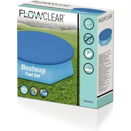 BESTWAY Poolabdeckung schwarz 2,44 m