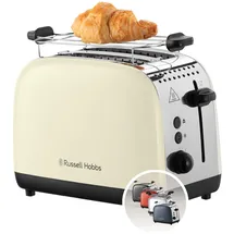 Russell Hobbs Toaster Colours Plus 2S Toaster Cream - 26551-56