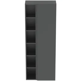 Ideal Standard Finesse Hochschrank 160 x 30 x 60 cm Anthrazit matt Glas/Holz/MDF/Spanplatte