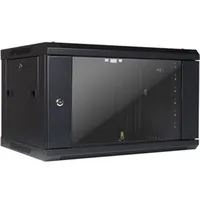Inter-Tech Wandgehäuse SMA-6406, IT-Schrank - schwarz, 6HE