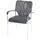 Proregal Besucherstuhl Stoff grau 12er Set