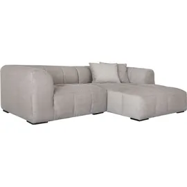 Riess-Ambiente Ecksofa Cord 3-Sitzer Beige
