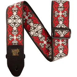 Ernie Ball 4695 Jaquard Gurt Red Trellis