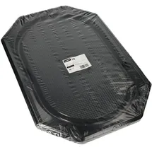 Starpak Papstar Servierplatten schwarz