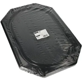 Starpak Papstar Servierplatten schwarz