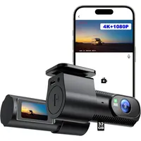 Avylet 4K+1080P Dashcam Auto Vorne Hinten, Wi-Fi/APP Mini Dual