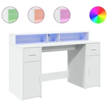 vidaXL Gaming-Tisch Weiß