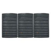 4rain ExtraSLIM stone decor Wandtank-SET 1200 Liter graphite grey,