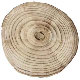 Macosa Home Dekofigur Deko Baumscheibe Ø29 cm Dekoscheibe naturbelassen mit Rinde (Deko selbst machen, Bastematerial Holz DIY), Dekoscheibe Holz Holzscheibe rund Holzkreis braun