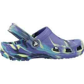 Crocs Classic Marbled Navy/Turbo Teal 29