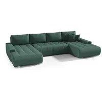 Fun Möbel Wohnlandschaft Sofa mit Schlaffunktion VOGAR Stoff Aston
