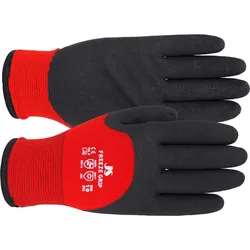 Winter-Arbeitshandschuh FREEZE GRIP -  11 - rot / schwarz