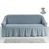 Sofahusse Sofahusse 3-Sitzer Sofabezüge elastischer Sofa Überwurf SF, My Palace, weich, elastisch und waschbar - Ein neues Wohngefühl. grau