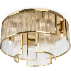 Moderne Goldene Deckenlampe - Maytoni Frame Serie, 9 E14 Leuchten, 60W, Nicht Dimmbar