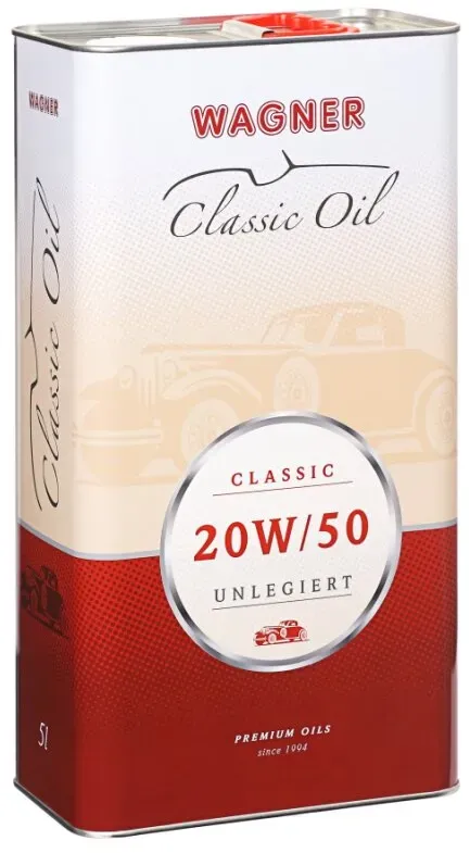 Wagner Classic Motorenöl SAE 20W/50 unlegiert, 5 Liter