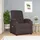 vidaXL Massagesessel Stoff 78,5 x 96,5 x 93 cm dunkelbraun