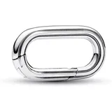 Pandora Rechteckiger Zu Öffnender Link Silber 793033C00