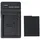 AccuCell USB Ladegerät kompatibel für Panasonic DMW-BLC12, , DMW-BLC12E, DMW-BLC12PP, DMC-GH2
