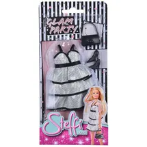 Simba Steffi Love Glam Party Partykleid Silber/Schwarz (105724990)