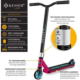 Kesser KESSER® Stuntscooter X-Limit-Pro pink/turqouise