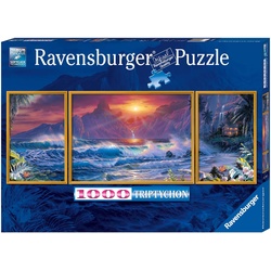 Ravensburger Puzzle 19993 - Lassen: Strandpanorama [1.000 Teile] (Neu differenzbesteuert)