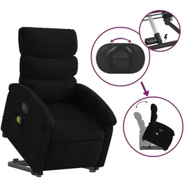 vidaXL Massagesessel elektrisch 92 x 99,5 x 92 cm Schwarz mit Aufstehhilfe