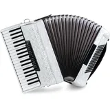 Classic Cantabile 96 Bass Akkordeon "Secondo V" Weiß