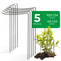 Novatool 5 Strauchstützen 100 x 40 cm Grün